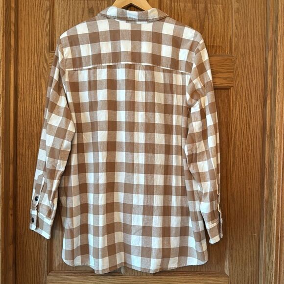 J. CREW Flannel Button Front Shacket *NEW* - Picture 9 of 14